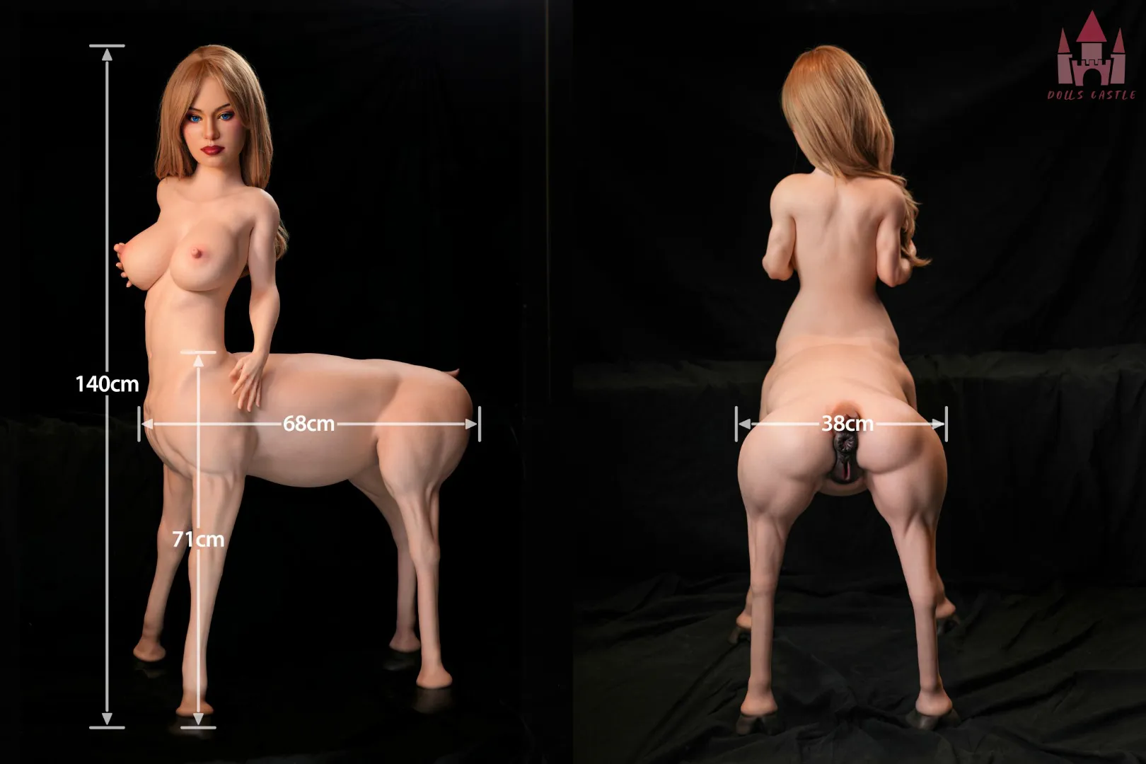 Dolls Castle Silicone Centaur Furry Sex Doll - 140CM Height #JS052 Aurelia
